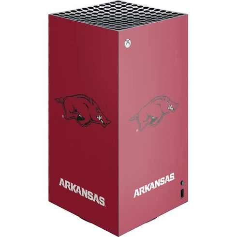 University of Arkansas-Fayetteville Razorbacks Red Logo XBox Series X Digital Edition Console Skin
